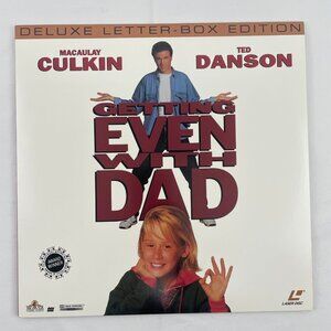 Home Video Getting Even With Dad Laserdisc LD Collectible Macaulay Culkin